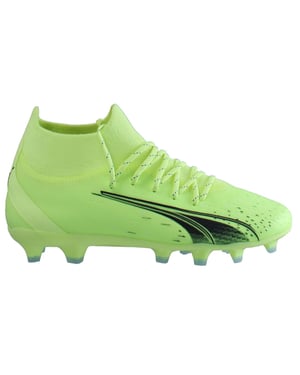 Puma Ultra Pro Fg/Ag Green Kids Football Boots