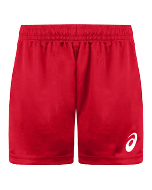 ASICS Logo Herren schwarz/rote Shorts