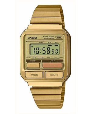 Casio Casio Collection Vintage Gold Damen Armbanduhr A120WEG-9AEF