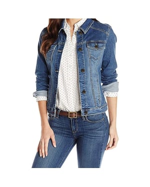 Damen Stretch Denim Jacken| Enzo Designer Womenswear