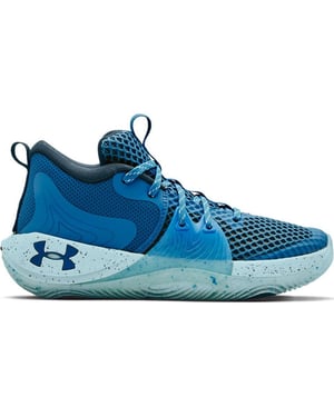 Under Armour GS Embiid 1 Kinder Blue Basketball Trainer