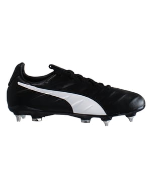 Puma King Platinum 21 MXSG Black Mens Football Stiefel