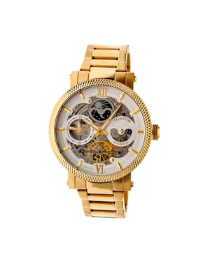 Heritor Automatik Aries Skeleton Zifferblatt Armbanduhr