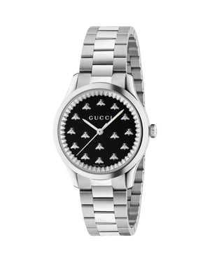 Gucci YA1265034 G-Timeless schwarzes Zifferblatt Damenuhr