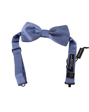 Dolce & Gabbana Herren Lila 100% Seide Verstellbare Hals-Papillon-Fliege