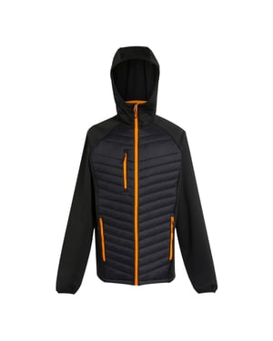 Regatta - "Navigate" Hybridjacke für Herren (Schwarz/Orangenpop)