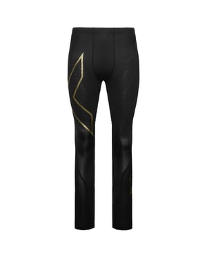 2xu Lichtgeschwindigkeitskompression Herren schwarz/goldene Strumpfhose