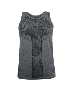 Diadora nahtloser Tanktop Womens Tight Fitness -Laufweste 170380 C2815