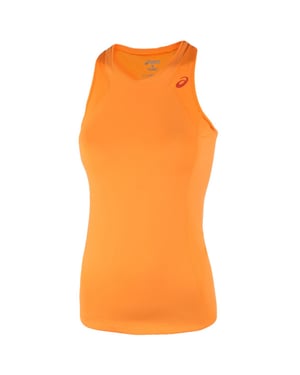 Asics Motion Dry Athlet Womens Orange Tennis Top