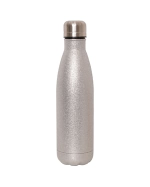 Dare 2B Glitter Metall Wasserflasche (Silber)
