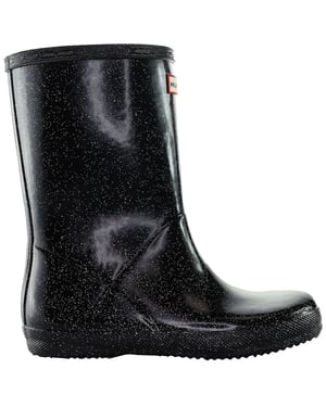Hunter First Classic Starcloud Kinder schwarze Stiefel