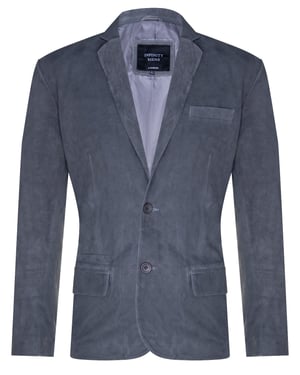 Blazer, Wildlederjacke, weicher italienischer Ledermantel