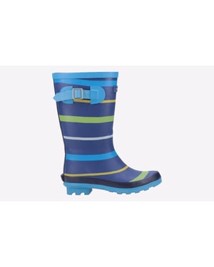 Cotswold Streifen Wellington Kinder Gummistiefel