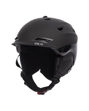 Renko DLX Skihelm für Erwachsene (Schwarz)