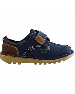 Kicker treten Low Kids Navy Schuhe