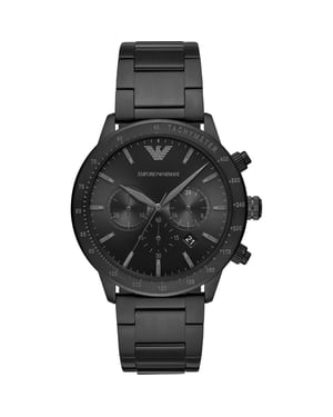Emporio Armani Mario Schwarz Herren Armbanduhr AR11242