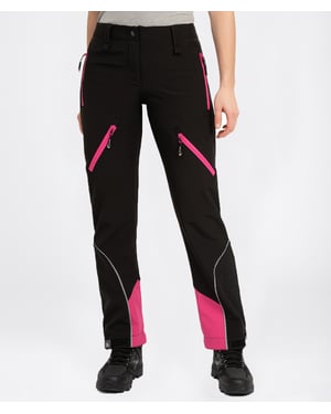 Rock Creek Softshellhose Schwarz
