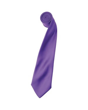 Premier - "Colours" Krawatte für Herren/Damen Unisex (Reiches Violett)