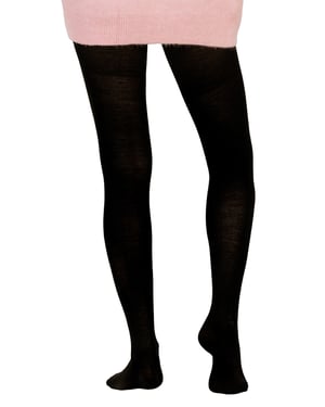 Steven - 1 Paire Femme Collant Laine Merino Doublure Polaire Noire - Noir