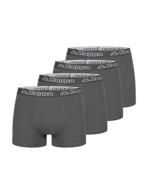 Kappa 4er Set Boxershorts in Anthrazit