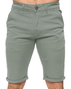 Enzo Herren Slim Fit Stretch Chino Shorts