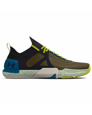Under Armour Tribase Reign 4 Pro Green Mens Running Trainer