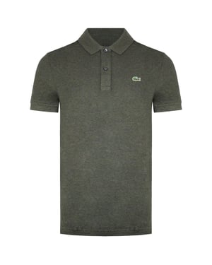 Lacoste Slim Fit Mens Dunkelgrüne Poloshirt