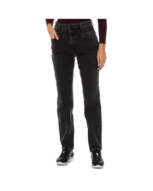 Lange Stretch-Denim-Hose für Damen 6Y5J14-5D26Z