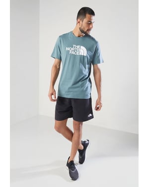 The North Face Mens T Shirt SS Easy Tee Sturm Blau