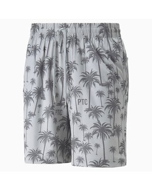 Puma x Ptc Palmbaum Crew Herrengrau Golfshorts