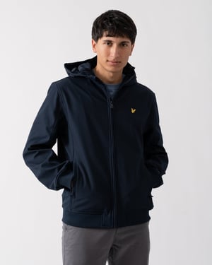 Lyle & Scott Fleece-Rückseite für Herren-Softshelljacke