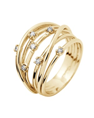 DIADEMA - Ring - Prestige Jewelery - Diamanten - Gelbgold