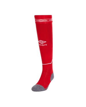 Umbro - "Diamond" Fußballsocken für Kinder (Zinnoberrot/Weiß)