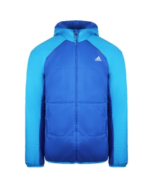 Adidas Performance hohe Kinder Blaue Jacke