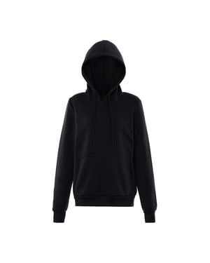 Mymo Kapuzenpullover Damen schwarz
