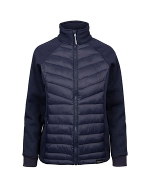 - "Luisa" Fleecejacke Wattiert für Damen (Marineblau)
