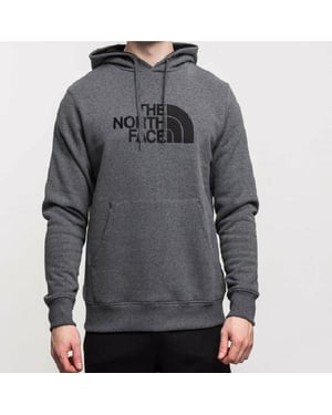 The North Face Mens Drew Peak Stickerei Overhead Hoodie grau
