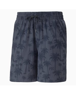Puma X Ptc Palm Tree Crew Herren Navy Golfshorts