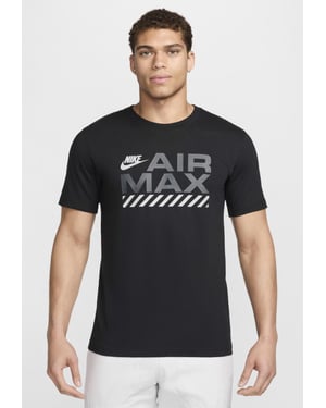 Nike Air Max Graphic Herren T-Shirt in Schwarz
