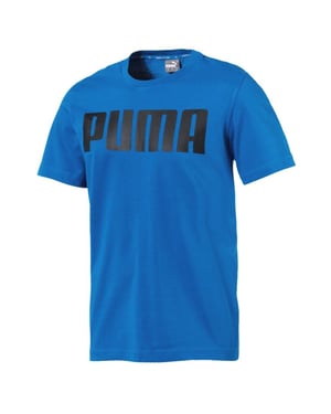 Puma moderne Sportarten entspannen Sie Kurzarm T -Shirt T -Shirt Top Blue - Männer