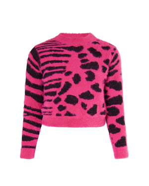 Mymo Strickpullover Mädchen (Kids) Rosa