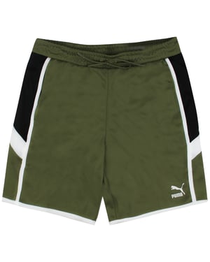 Puma Iconic MCS 8 "verbrannte Oliven -Herren -Streckenshorts 596451 49