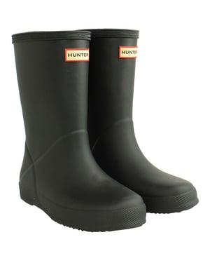 Hunter Original First Gummistiefel für Kinder, Schwarz