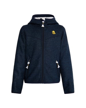 Schmuddelwedda Strickfleeceblouson Jungs Marine Melange