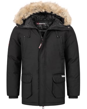Geographical Norway Winterjacke Schwarz