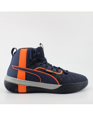 Puma Legacy MM Navy Textile Herren Schnürungstrainer 194048 02