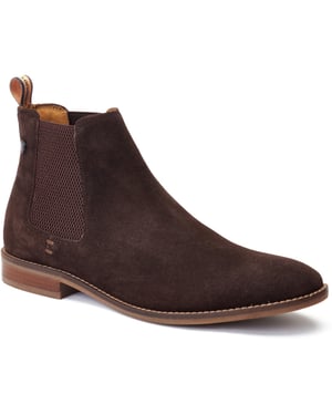 Base London Virgil Leder Herrenstiefel in Brandbraun