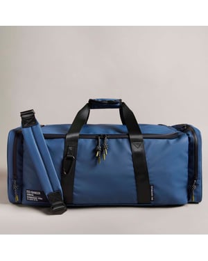 Sac fourre-tout Hyke Rubberished Ted Baker Pour Accessoires en Bleu Marine
