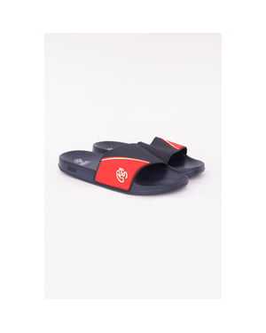 Crosshatch - Herren Badesandale "Ventamoore" (Marineblau/Rot)