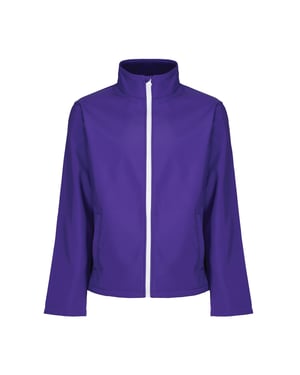 Regatta Herren Ablaze druckbare Softshell-Jacke (lila/schwarz)